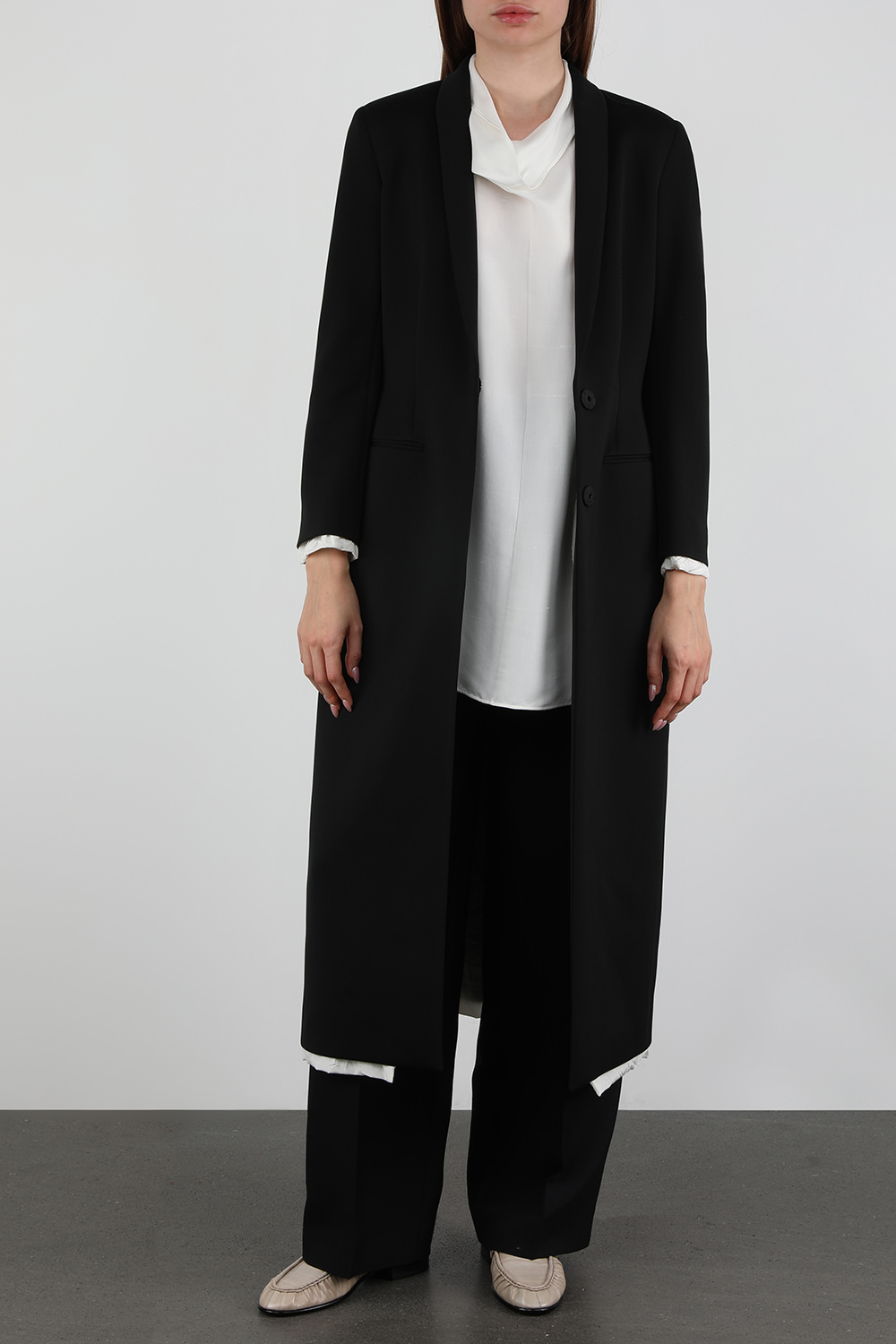 חולצת משי ללא שרוולים